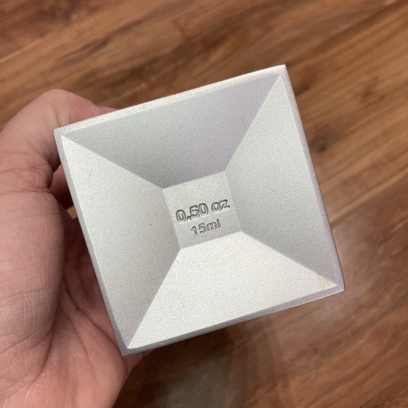 Bar Tool Bartender Jigger Cube 6 Measurements Cocktail Shaker Shot Measuring Cup - Picture 4 of 8